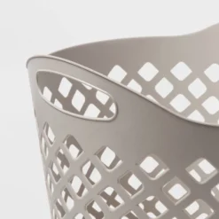 1bu Flexible Diamond Round Laundry Basket Gray - Brightroom™: Polyethylene, 35.2L Capacity, Built-In Handles, Multipurpose 5 1bu Flexible Diamond Round Laundry Basket Gray - Brightroom™: Polyethylene, 35.2L Capacity, Built-In Handles, Multipurpose -Brightroom GUEST 1912591e c21d 47ea a8f9 7e3730b87c86
