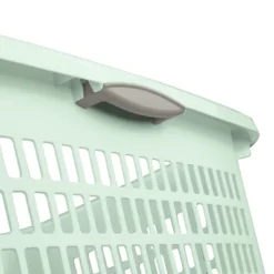 2bu Laundry Basket Green - Brightroom™: Portable Plastic Clothes Organizer With Built-In Handles, 70.4L Capacity -Brightroom GUEST 413eae4f 403e 46ee b080 5aae0cb47bda