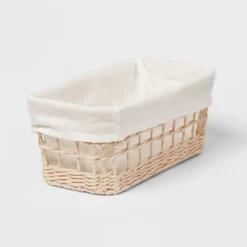 Tapered Woven Basket With Liner - Brightroom™ -Brightroom GUEST 70e0a027 555f 4b93 8ec7 dfe36078892c