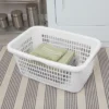 2bu Laundry Basket White - Brightroom™: Portable Plastic Clothes Organizer With Built-In Handles, 70.4L Capacity -Brightroom GUEST 767f0b99 714d 4b17 b17a 2b859671e4ed