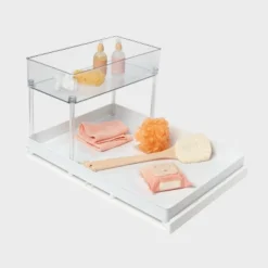 Large Gliding Tray With Bin Clear - Brightroom™ 7 Large Gliding Tray With Bin Clear - Brightroom™ -Brightroom GUEST 80c2f4bb 03d6 405a ae80 8ebdbed27ebb