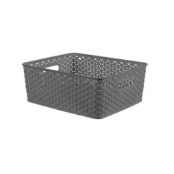 Y-Weave Medium Decorative Storage Basket - Brightroom™ -Brightroom GUEST 81237755 9055 4d44 a464 0431f2d740e9