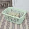 2bu Laundry Basket Green - Brightroom™: Portable Plastic Clothes Organizer With Built-In Handles, 70.4L Capacity -Brightroom GUEST 84db354f 89a5 40b8 8487 67374d0a5609