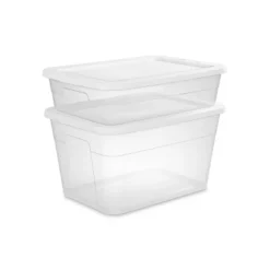 70qt Clear Storage Box With White Lid - Brightroom™ -Brightroom GUEST 8a528b8a 6d09 4efe 8297 917a6128e835 1