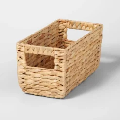 Woven Water Hyacinth Rectangular Basket - Brightroom™ -Brightroom GUEST 8a915b46 0087 4c76 9169 70f6c96183b0