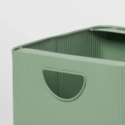 Metal Bin Small Open Front Green - Brightroom™ -Brightroom GUEST 8cae697f 8835 41af 86a3 fdf8d73a0780