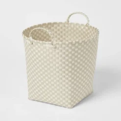 Woven Plastic Floor Basket - Brightroom™ -Brightroom GUEST 8d67a6c1 0465 413a 99a1 01e17190f0e5