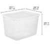 70qt Clear Storage Box With White Lid - Brightroom™ -Brightroom GUEST 8e2f3efb 043a 41fb 89ba d4b543bd8459