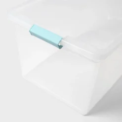 66qt Clear Storage Bin With Latches - Brightroom™ -Brightroom GUEST 90330b7b ea7d 41a3 b8d7 54338ec7f4ea