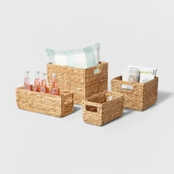 Woven Water Hyacinth Milk Crate - Brightroom™ -Brightroom GUEST 9365bfe9 dbd8 490b ac54 8d2b5765ece7 1