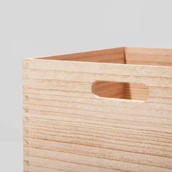 Large Decorative Light Wood Crate Natural - Brightroom™ -Brightroom GUEST 96ce25a2 3d1c 48d8 a1f1 a1c5c69a80e8