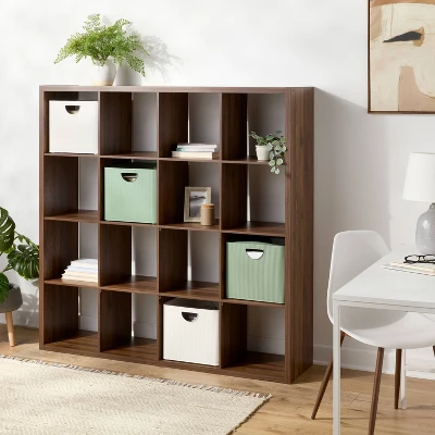 13" 16 Cube Walnut - Brightroom™ 3 13" 16 Cube Walnut - Brightroom™