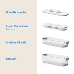 6pc Click In Place Slim Toolbox Kit Plastic Storage Home And Office Organization - Brightroom™​ -Brightroom GUEST ab93d3af 5b8d 4d32 ae43 a19725e8efcd