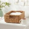 Braided Seagrass Folio Bin - Brightroom™: Handwoven Khaki Storage Basket, Rectangle, 6"x12"x17", Nest Seal Certified -Brightroom GUEST b168264f 2990 4cb1 933c df4457b1770d