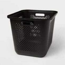 Large Decorative Plastic Bin With Cutout Handles - Brightroom™ -Brightroom GUEST b40a494e 51f1 4bdf b7ae 232f8fbcdaff
