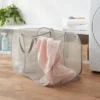 Pop-up Mesh Triple Sorter - Brightroom™: Collapsible Gray Laundry Hamper, Multipurpose Clothes Organizer -Brightroom GUEST d4b127ac 3ba9 4e1d ab68 712a1a9d6fb7