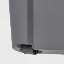 45gal Latching Storage Tote - Brightroom™: Portable Plastic Container With Lid, Universal Storage, Gray, 45 Gallon Capacity -Brightroom GUEST d510311a d737 4f9a a2d0 b38efc466612