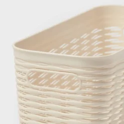 3pk Wave Assorted Decorative Basket Cream 5L Narrow 2c - Brightroom™ -Brightroom GUEST d9411ea7 1ab2 4b17 b00c 153dae2dcc86