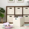13" Fabric Bin 6pk Natural - Brightroom™ -Brightroom GUEST ddabb7c7 0d13 4c7c 9a30 4ccfcd1e8670