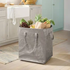 Storage Bag With Wheels Spaceship Gray - Brightroom™
