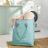 Storage Bag With Wheels Pewter Aqua - Brightroom™ -Brightroom GUEST e1c59e41 d507 40ff 929e 0b756fd5e4da