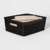 Y-Weave Medium Decorative Storage Basket - Brightroom™ -Brightroom GUEST e1da3352 a667 4d53 9958 fd39313c7a18