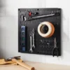 16" Square Metal Pegboard - Brightroom™: Wall & Garage Storage Organizer, Carbon Steel, Black, 100 Lb Capacity -Brightroom GUEST eff50637 f1d7 4745 b353 e42b495025f2