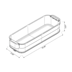 Click In Place 3qt Clear Shallow Slim Plastic Storage Bin With White Latch For Home And Office Organization - Brightroom™ -Brightroom GUEST f68e3368 8ce5 445e a264 6be5fa79ddbf