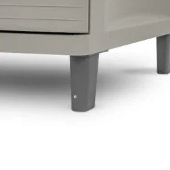 3 Drawer Storage Cabinet Gray - Brightroom™: Plastic Utility Storage Drawers, Universal Organization, No Assembly Required -Brightroom GUEST ff32bec7 4ca8 4394 8298 afe2ef5ef4b9